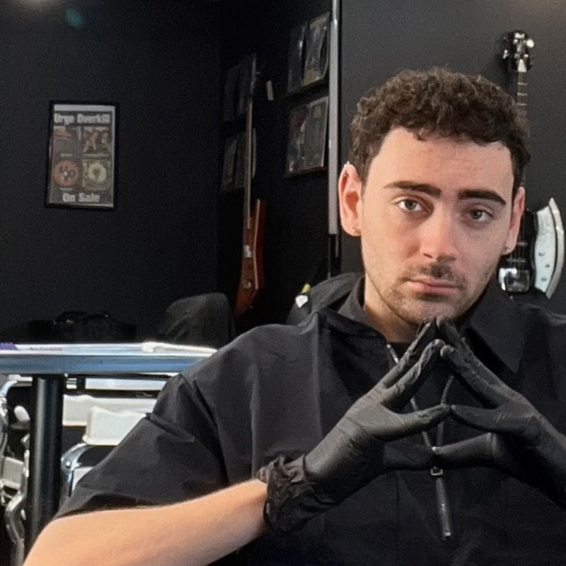Charlie, barber at Hawk & Fade Durham